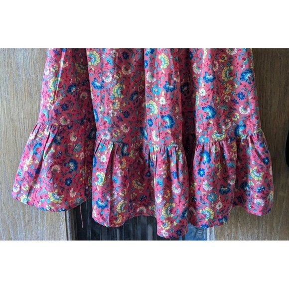 NWT BOG Collective Sundress Floral Bustier Halter Ruffle Hem Mini  Boho Sz Small - Picture 4 of 12